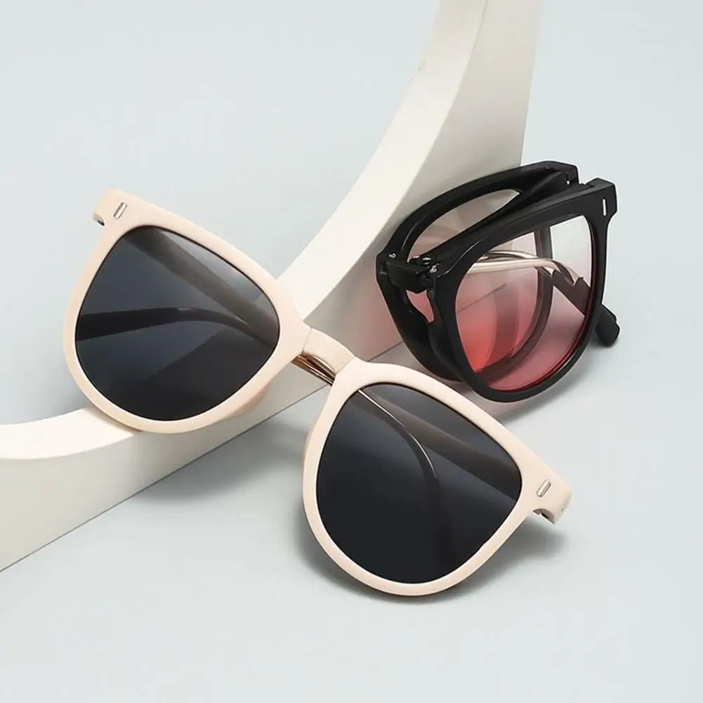 Foldable Polarized Sunglasses Unisex Folding Sunglasses UV Protection Shady Sun Glasses for Travel Camping Outdoor Sports