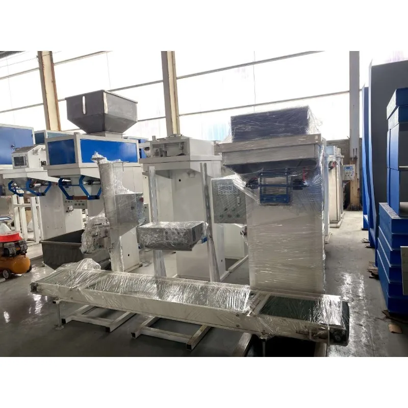5kg-50kg Automatic Multi-Function Filling & Sealing Open Mouth Bag Packaging Machine for Food Wheat Flour Wood Pellets