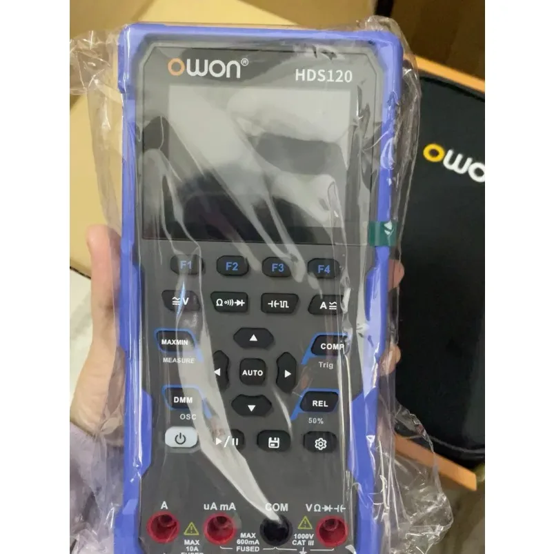 1PC OWON HDS120 HDS160 Handheld 2-in-1 Oscilloscope Multimeter, True RMS, Auto Range,  1MHz Bandwidth 5MS/s Sampling