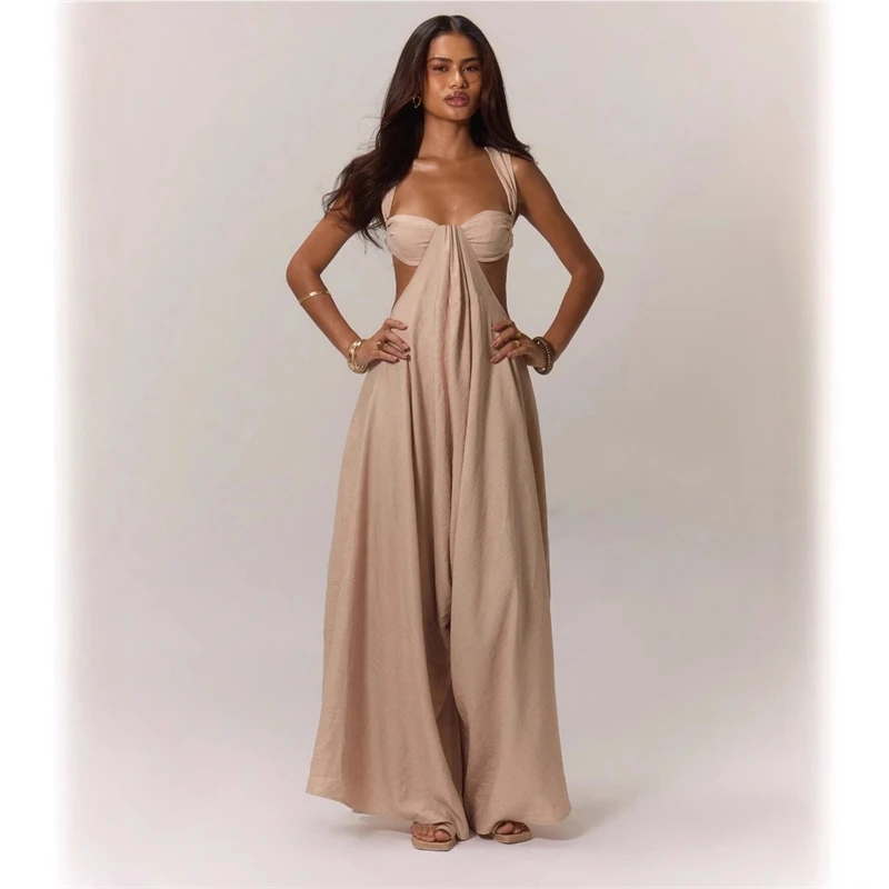 Chic Women's Cut Out Layered Irregular Party Dresses Special Occasion Outfits Loose Ruched Night Out Vestidos Clubwear