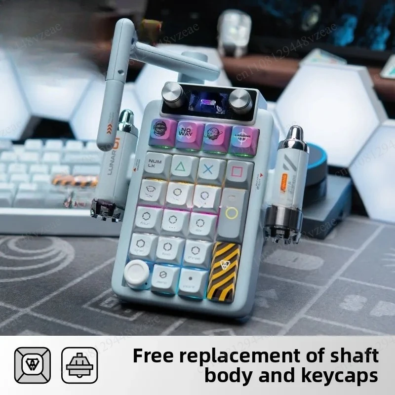 External the third mock examination Mechanical Keyboard Customized KeysMe Lunar02 Digital Keypad Wireless