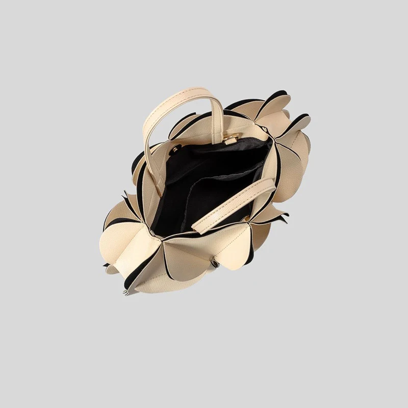 Mode Blumen Design Frauen Handtaschen elegante Blütenblatt Umhängetasche Luxus Pu Letaher Umhängetaschen