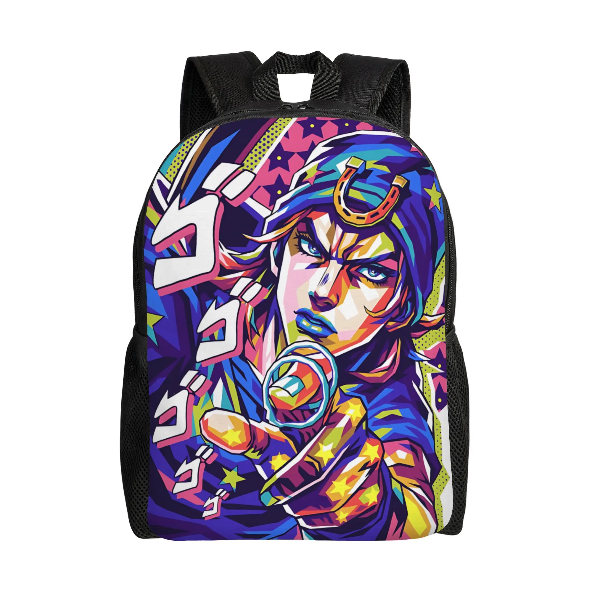 

ita bag JOJO STEEL BALL RUN Daypack funko pop mochila Dual-Use Camping Retro Washable Rucksack