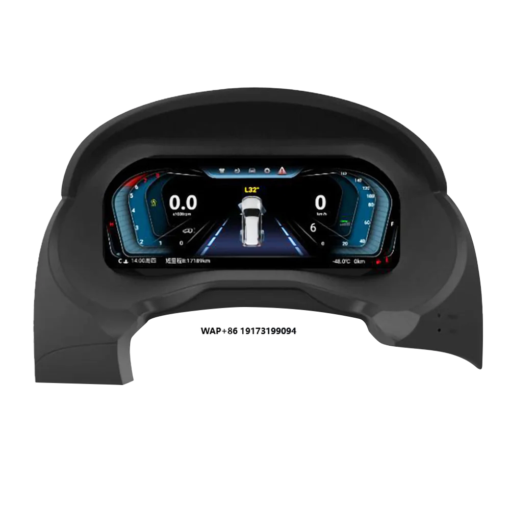 

12,3-дюймовый цифровой кластер для Pajero 2006-2016 GPS Navi, полный ЖК-дисплей, приборная панель автомобиля, измеритель скорости, ЖК-плеер