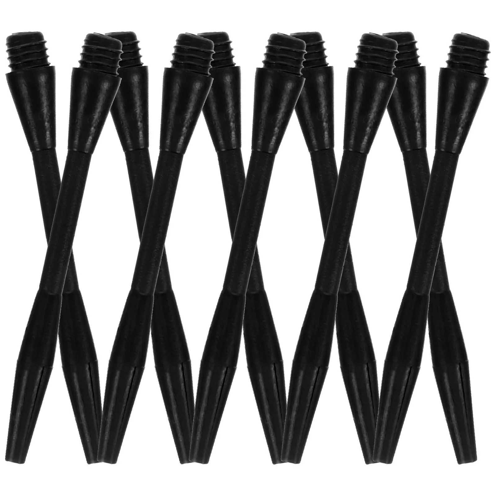 

50pcs Dart Accessories Black Nylon Shafts Dart Shafts For Steel Tip Steel Tip Durable Threaded Design Outdoor Toy