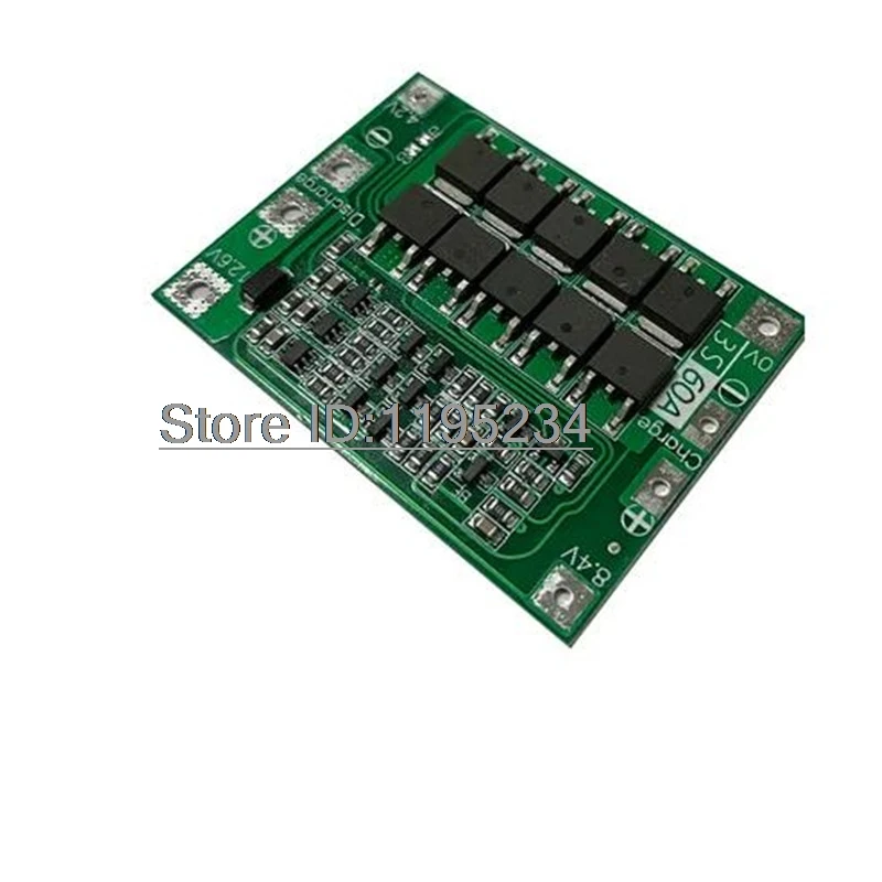 3S/4S 40A Li-ion Lithium Battery Charger Protection Board 18650 BMS For Drill Motor 11.1V 12.6V/14.8V 16.8V Enhance/Balance