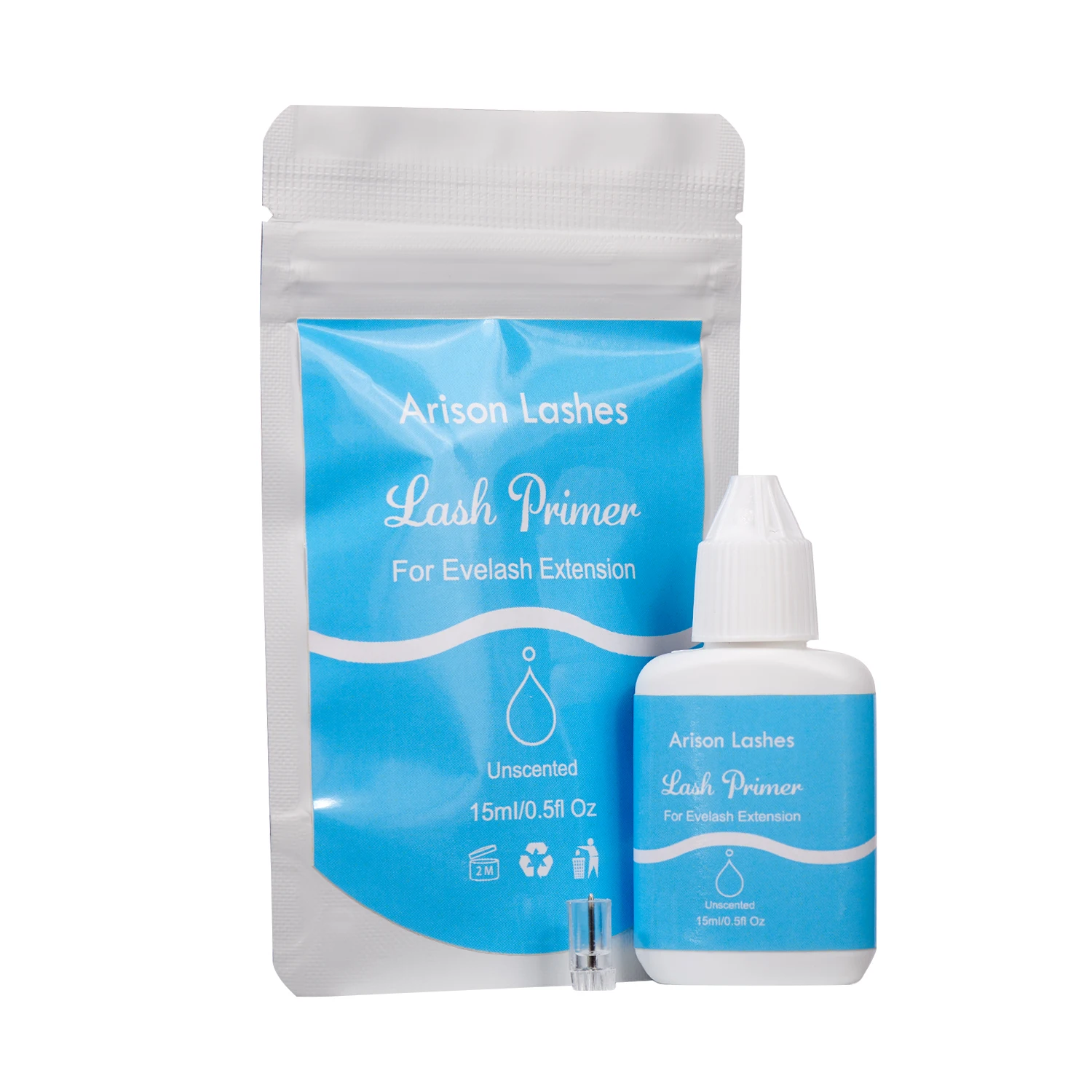 ARISON 15ml Eyelash Glue Primer for Lash Extension 1 Bottle Korea Original False Lash Glue Suppliers Wholesale Makeup Tools
