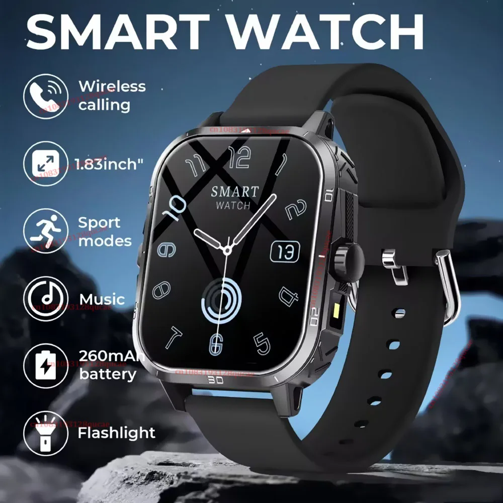 

2026 New Smartwatch Bluetooth Wireless Call Alarm Multi-Sports Hiking Remote Camera Music Weather Games for Gifts Man Woman Ht30