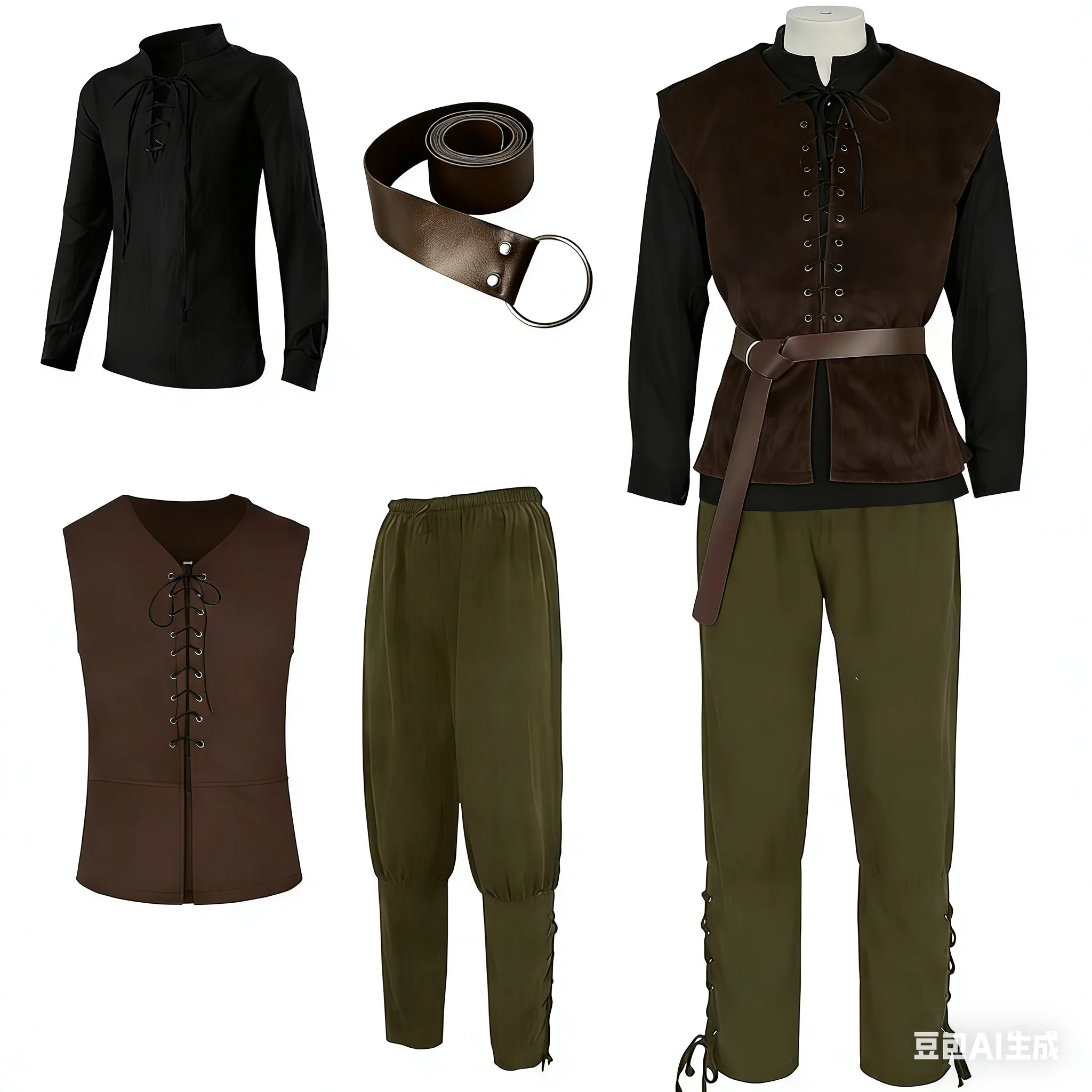 black green