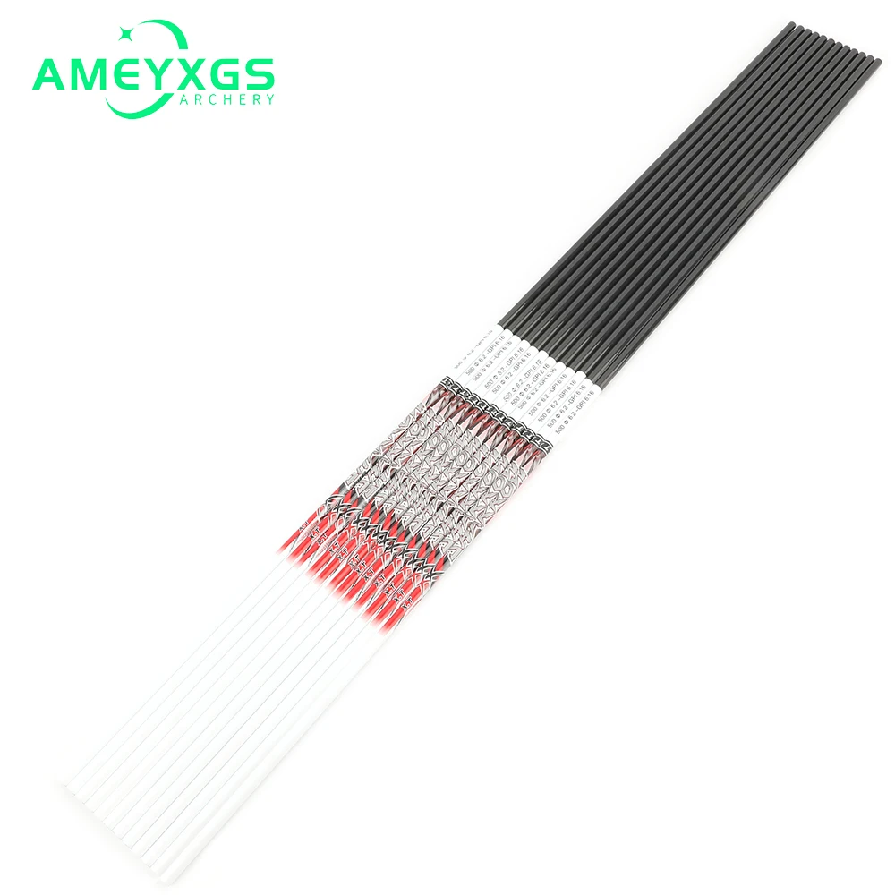 

SF Archery Pure Carbon Arrow Shaft Spine 400 400 500 600 700 800 900 1000 ID 6.2mm Recurve Bow Longbow Hunting Shooting