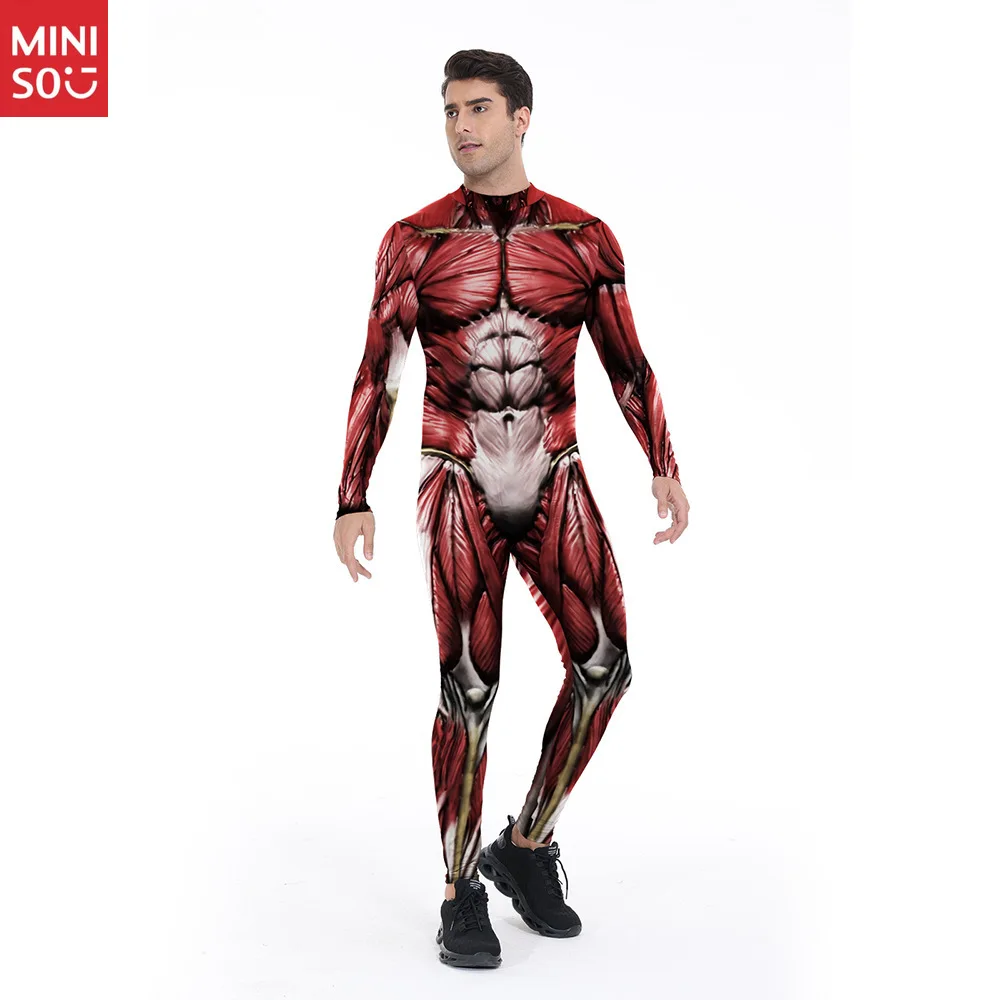 Miniso 2025 توريد العضلات عبر الحدود ثلاثية الأبعاد الطباعة الرقمية مرحلة الأداء الملابس أداء الحفلات الملابس الرجال والنساء