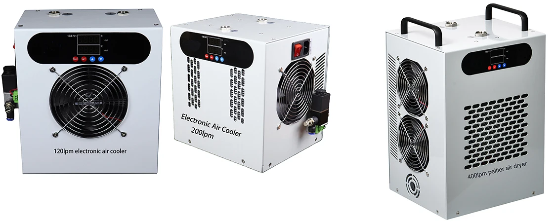 Patent 200lpm Peltier air Cooler for Oxygen Concentrator HBOT Hyperbaric Oxygen Chamber Mini Refrigerant Compressed air Dryer