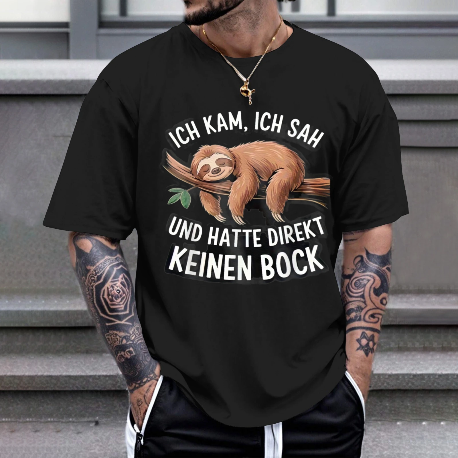 Herren-T-Shirt „Ich kam, ich sah und hatte plötzlich keinen Lust aufs Trinken“ – Perfekt für Freizeitkleidung, Partys und Karneval-Outfits