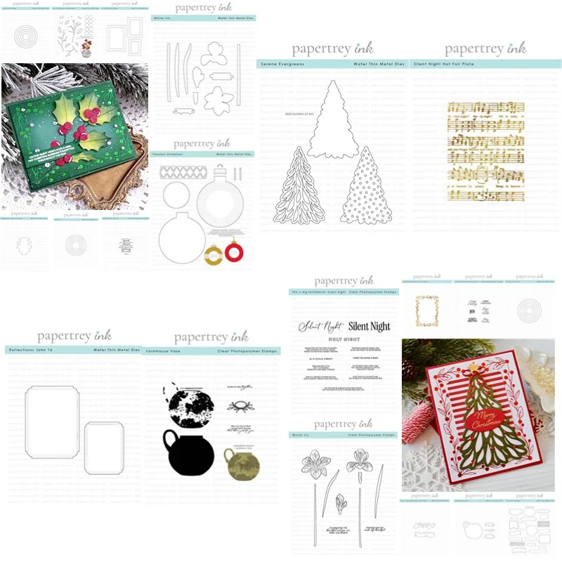 Timeless Ornament Cutting Dies Stamps Hot foil  Scrapbook Diary Decoration Stencil Embossing Template DIY Greeting Card 2025