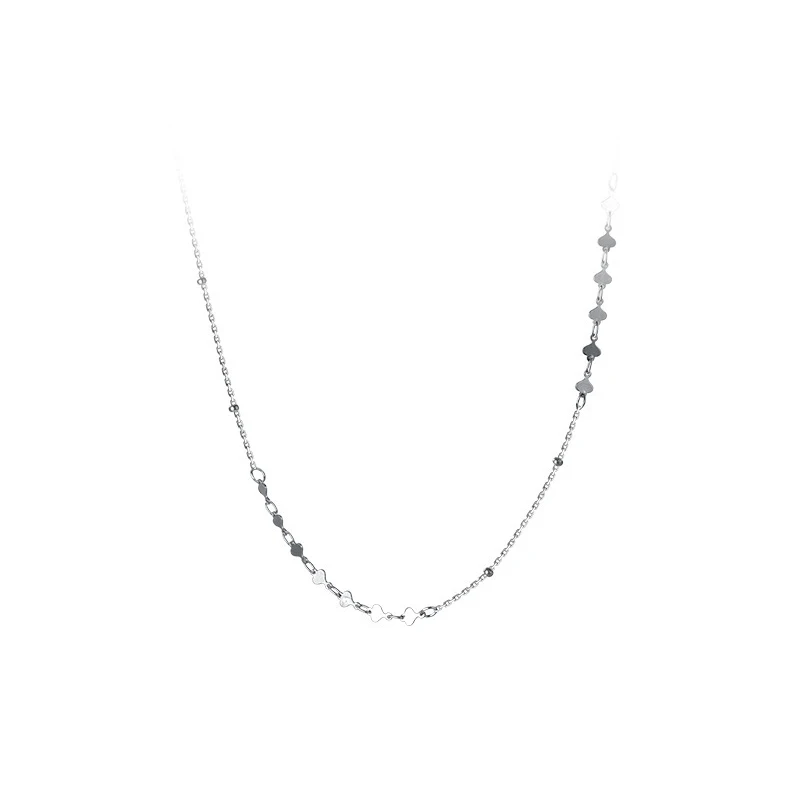 MODIAN złoty kolor nieregularne serca naszyjnik z koralików naszyjnik dla kobiet 925 Sterling Silver krótki naszyjnik Fine Jewelry Girl Gift — zdjęcie 6
