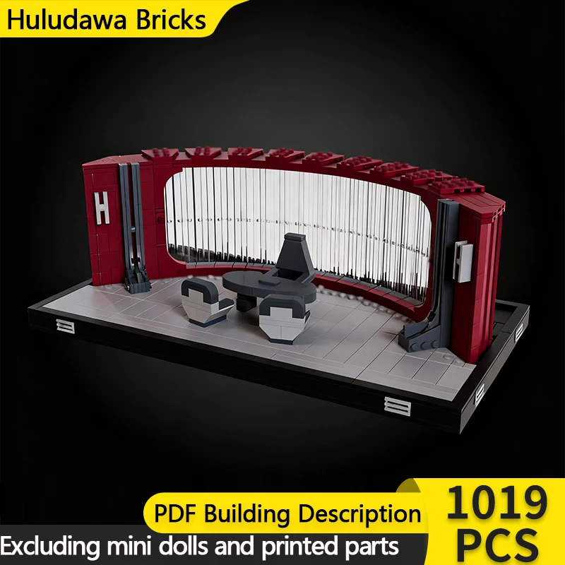 

Модель фильмов со звездами MOC, строительные кирпичи, космический смысл, зал, офис, модульная технология, детские праздничные подарки, сборка игрушек, костюм