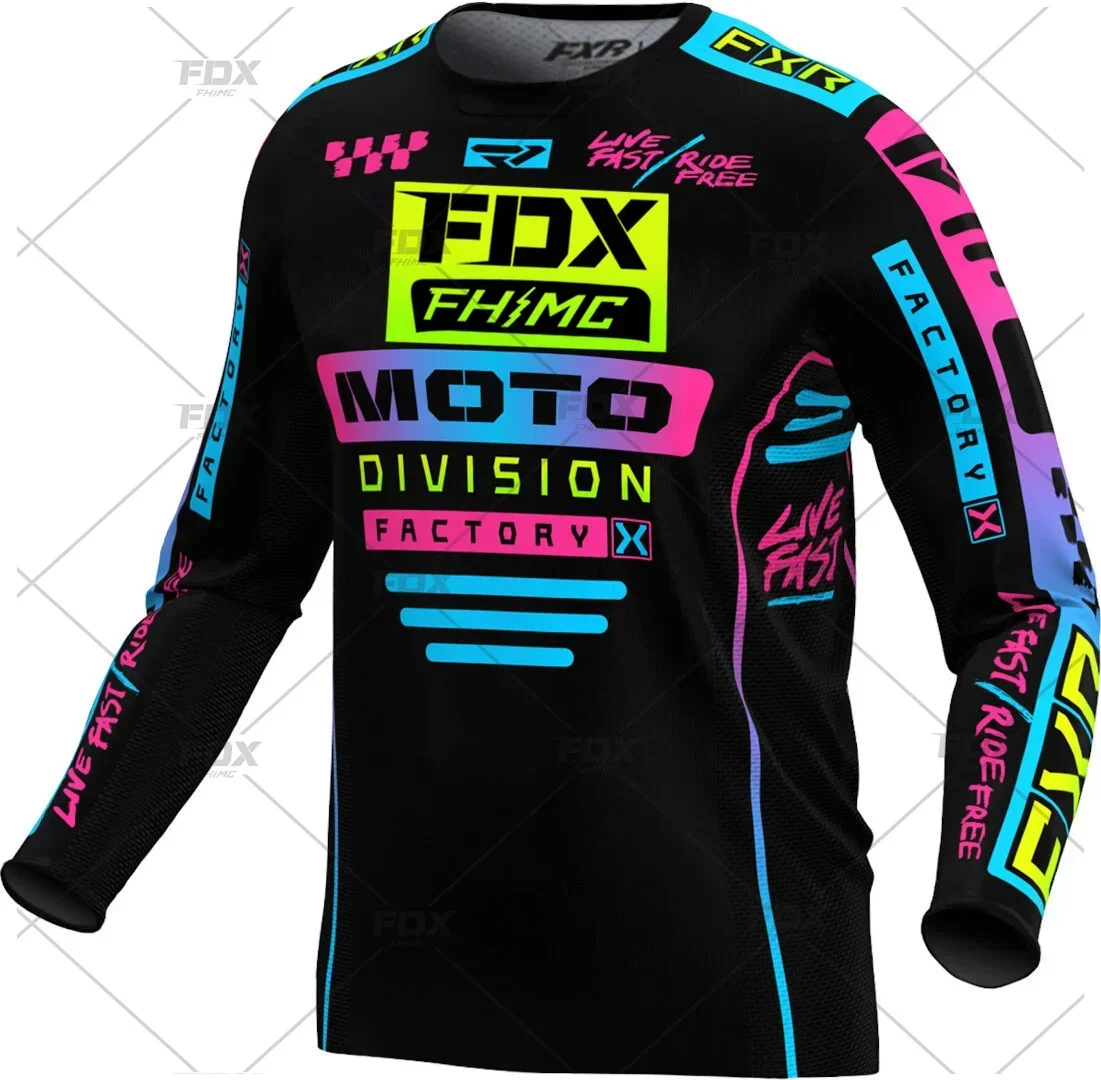 MTB 100 Trikot für Männer atmungsaktiv und feuchtigkeit sablei tende Radsport Top Enduro Trikot Downhill T-Shirt dh Offroad-Fahrrad Fahrrad MTB