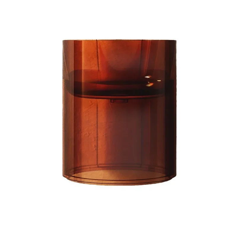 

Transparent resin wall-mounted wash basin Wall-mounted face basin Designer small apartment color basin