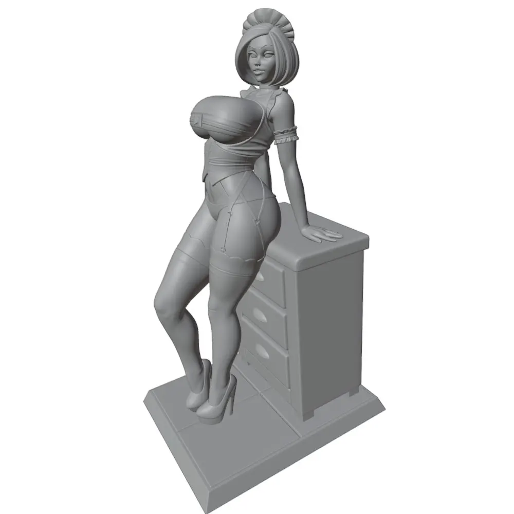 75mm --175mm Sexy Girl Resin Model Kits GK Miniature 3D Printed Gray Model Figurine DIY Doll Model Unassembled And Unpainted