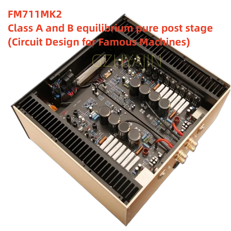 

New FM711MK2 Fever Level HiFi High Power Amplifier Class A and B Balanced Pure Rear Stage (Name Machine Circuit Design)