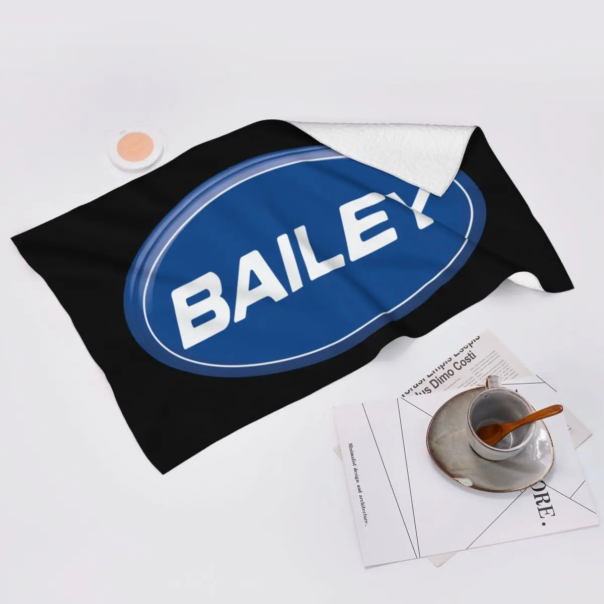 Custom Bailey Caravan Soft Face Towel Quick Dry Pool Bath Cotton Towels Absorbent Quick