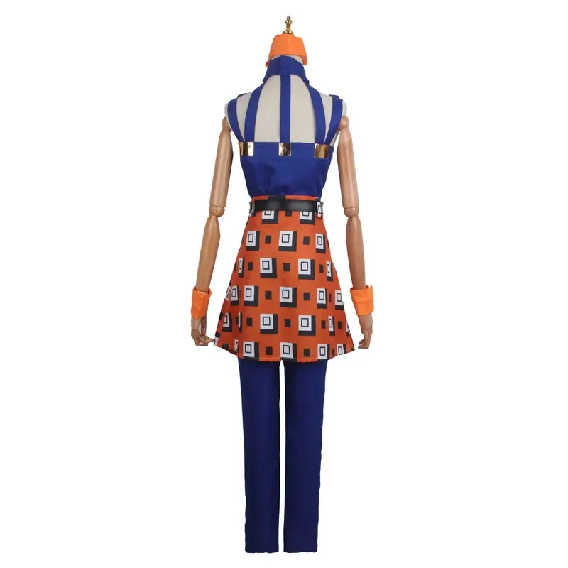 Anime JoJo Bizarre Adventure Godga Narancia Cosplay Halloween Carnival Exhibition Uniform Performance Costume