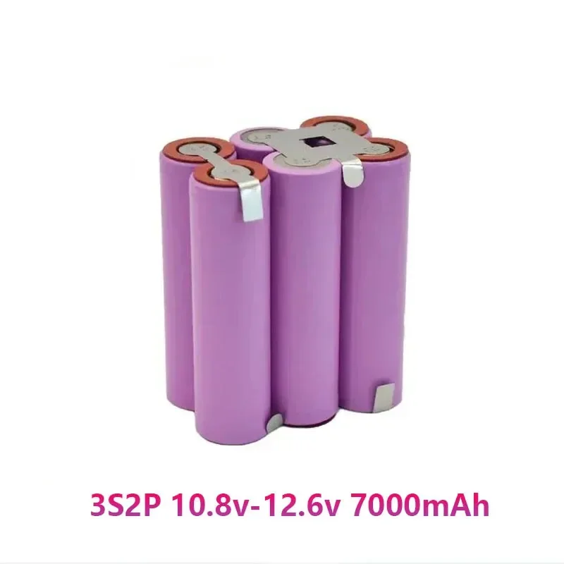 3S1P 3S2P 4S2P 4S1P 5S1P 5S2P 6S1P 8.4V 3.7V 10.8V 18V Battery 16.8V INR18650 35E 3500mAh Suitable for 18V Screwdriver Battery