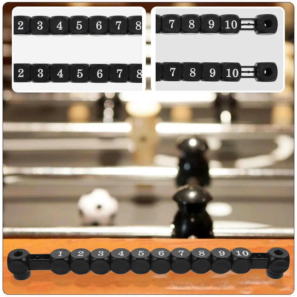 

4Pcs Table Football Score Keepers High-Quality Plastic Scoring Indicators for Soccer Table Games Scorekeeper Bar Score Counters