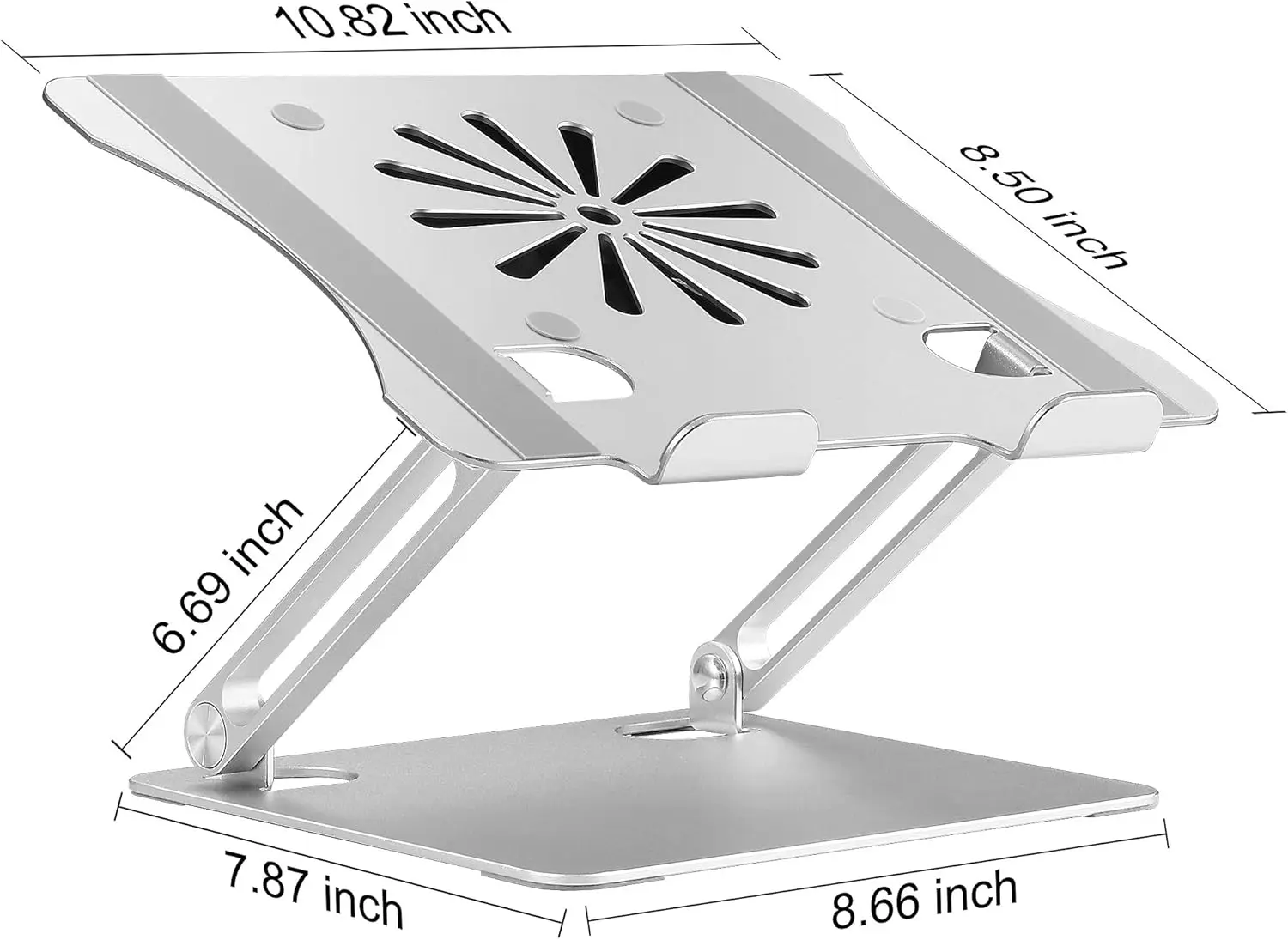

New Laptop Cooling Pad with 2 Quiet Fans Computer PC Notebook Gaming Laptop Fan Height Adjustable Laptop Accessories