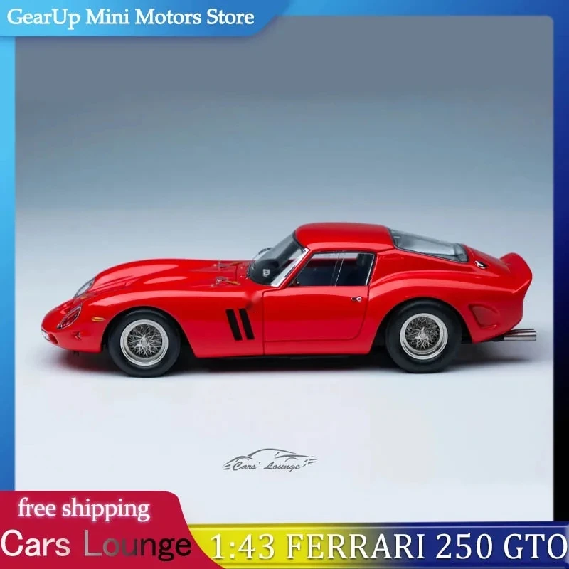 

Cars Lounge 1:43 Prancing Horse 250 GTO Premium Resin Car Model Limited Collectible for Classic Sports Car Enthusiasts Toy Gift