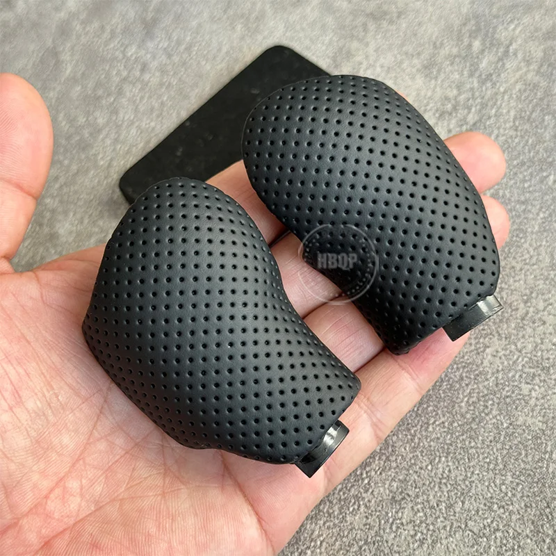 For Skoda Octavia Superb Yeti DSG Gear Shift Knob Leather With DSG LOGO Car Parts Gear Shift Head Car Accessories