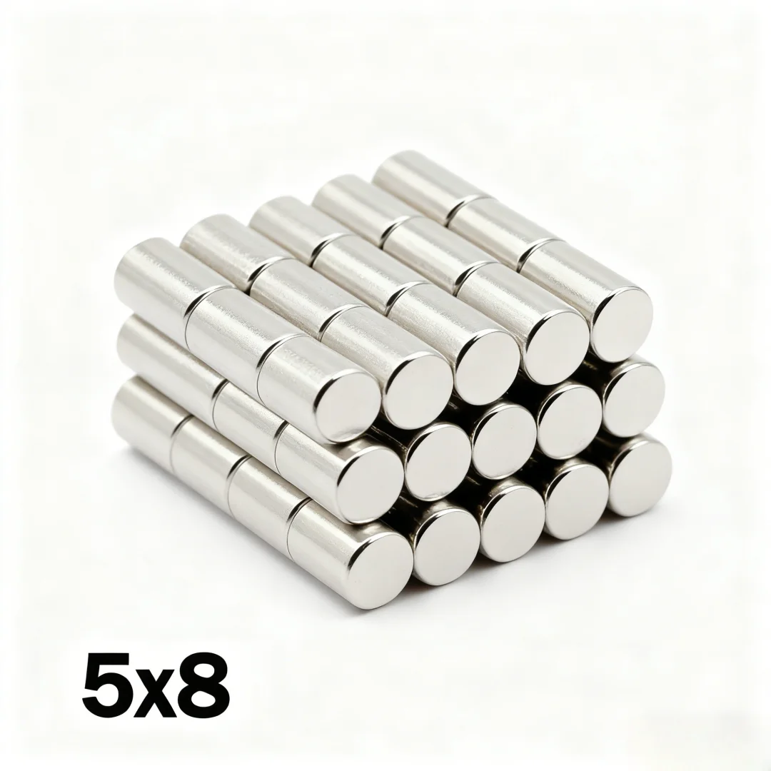 5x8mm Super Strong Magnet N35 Round Magnetic NdFeB Neodymium Magnet Powerful Disc imanes Refrigerator Magnets