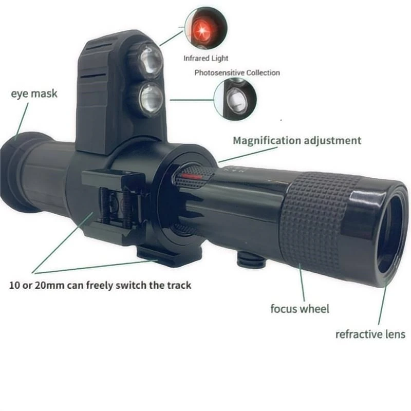 Night viewer for night hunting Cursor Aiming Infrared Monocular Night Vision Device Tactical Search Sighting IR Goggle Telescope