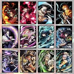 Japanese Anime Demon Slayer Wall Art Poster Nezuko And Tanjiro Home Decor Prints Living Room Bedroom Canvas Painting Mural Gifts