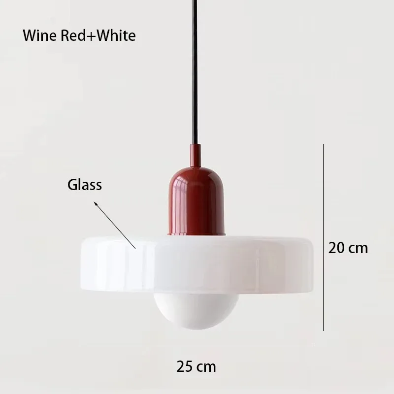 Nordic Retro Glazen Hanglampen Indoor E27 LED Kroonluchter Woonkamer Eetkamer Slaapkamer Keuken Decoratieve verlichting Armatuur