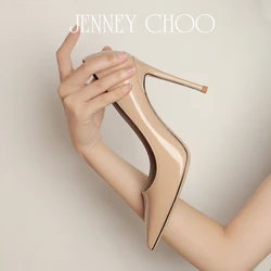 Heels for women Spring/Autumn 2025 luxury Leather Naked High Heels shoes Sexy Pointed Toe Pumps Stiletto Prom Ladies shoes women