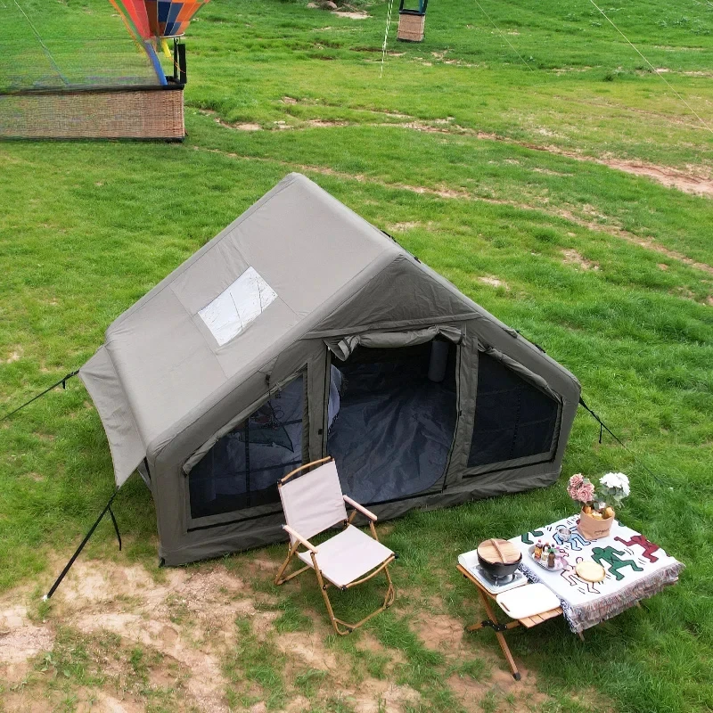 PrimeSelect House , Waterproof Can Cotton Inflatle Air Tent, Outdoor Shelter For Family Camping Quick Setup