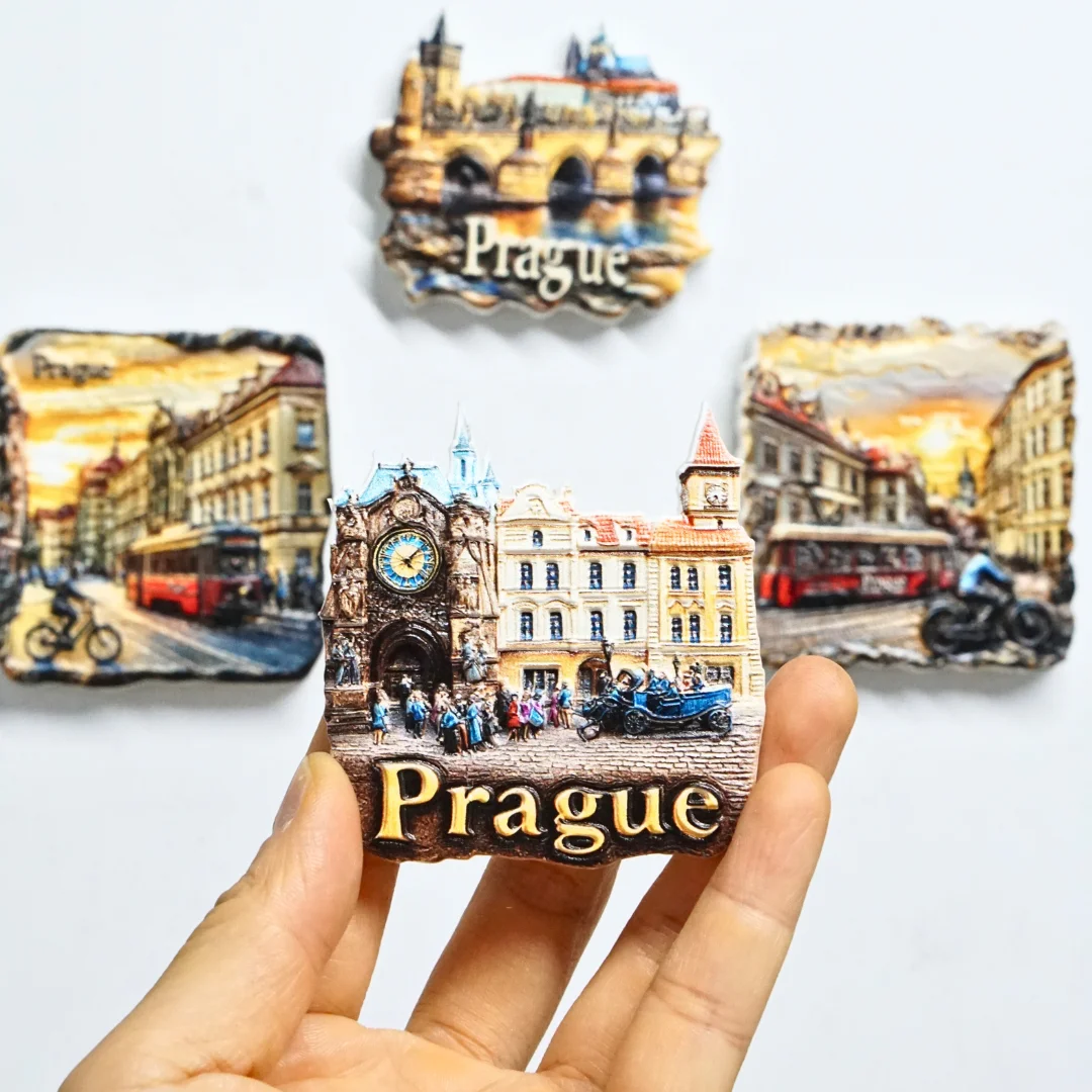 Prague Scenic Fridge Stickers, Prague Street View Fridge Stickers, Prague Travel Fridge, Home Decor, Photo Fridge, Prague Souven