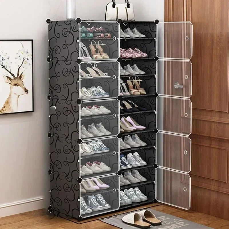 Zapatos Organizer Storage Shoe Rack Entryway Shoe Cabinets Transparent Low Price Zapateros Home Furniture