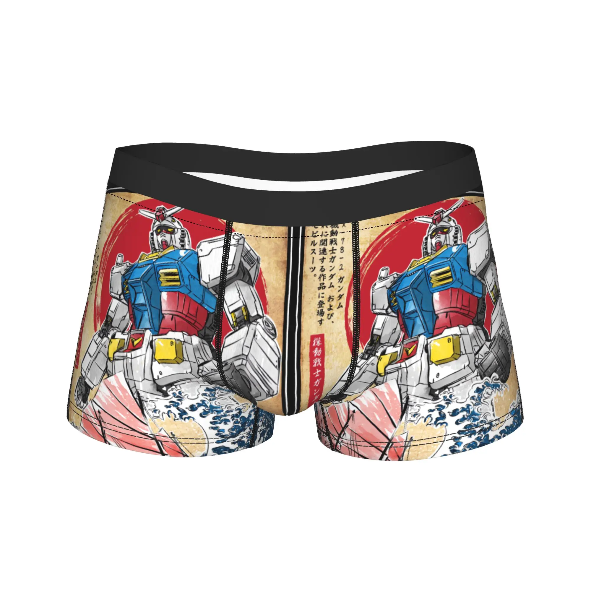 

Gundam - Robot Anime Boxer Brief Underwear Hot Sale Men Soft Trend Trunk Design Large Size Panties