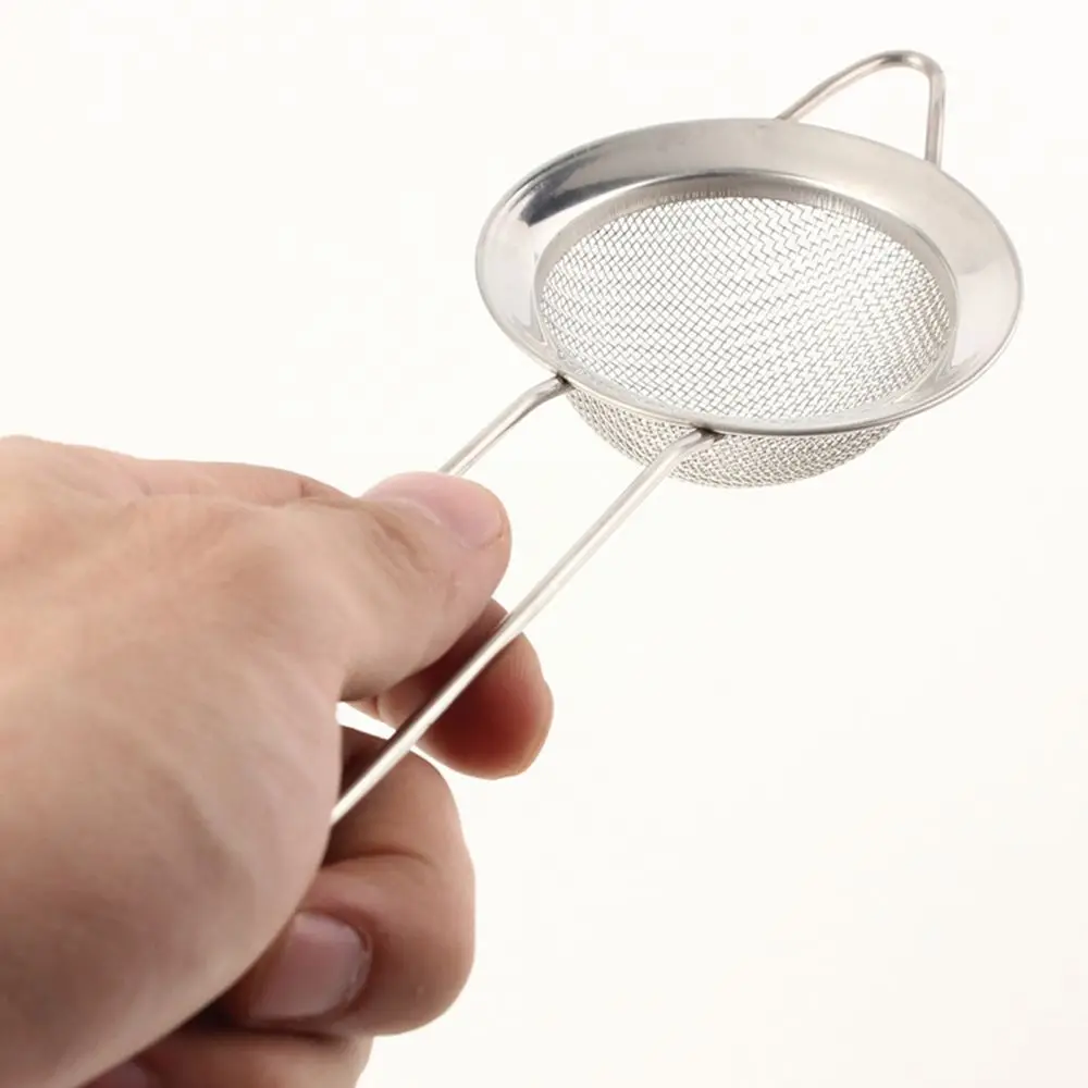 

Stainless Steel Flour Sieve Sifter Flour Oil Skimmer Strainer Colander