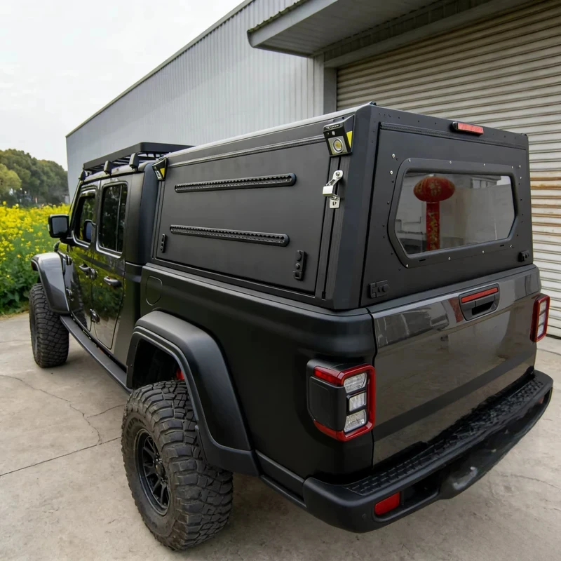 STLF Aluminum Alloy Hard Tonneau Cover For Isuzu Navara NP300With Roll Up & Folding Waterproof Design Sports Style Universal Fit