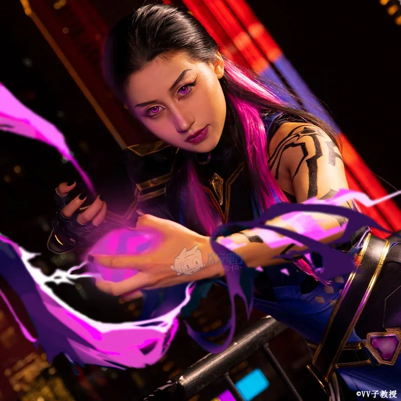 CosplayGame Valorant Reyna Costume Cosplay Scarpe parrucca Zyanya Mondragón Cosplay Gioco di ruolo Uniforme Festa di carnevale di Halloween