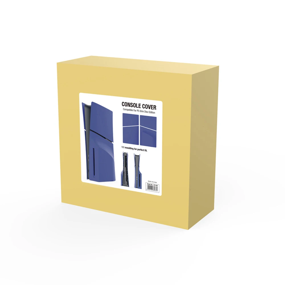 ABS Hard Case Ersatz Frontplatte Staubdichte Seitenplatte Shell Stoßfeste Frontplatte Fall Abdeckung für PS5 Slim Disc Edition Konsole