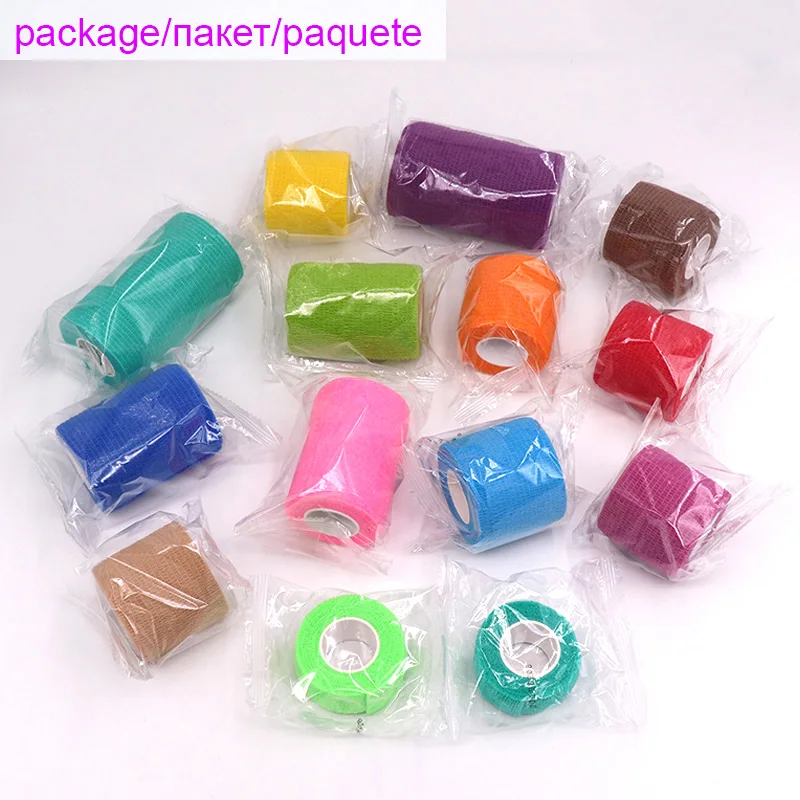 1/6/10 Stück grünes, mit Dinosauriern bedrucktes, selbstklebendes elastisches Verbandband, 5 cm breit, Wickelband für DIY-Tätowierungen, Erste-Hilfe-Set, Haustierband – Detail 6
