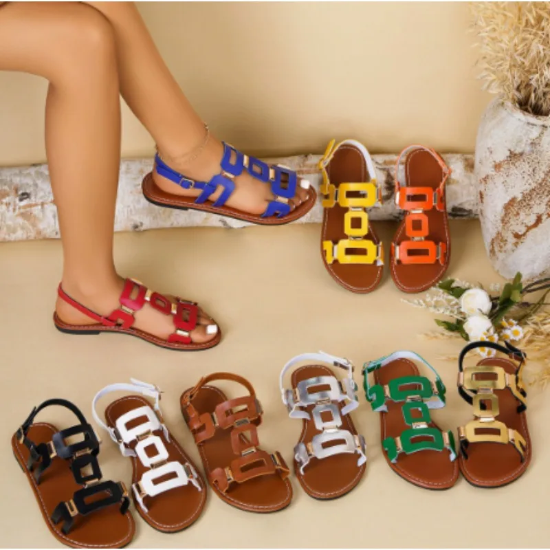 Large Size Roman Women's Sandals Open Toe Beach Women's Slippers Summer new Wedges Comfortable Outdoor beach Shoes for Women