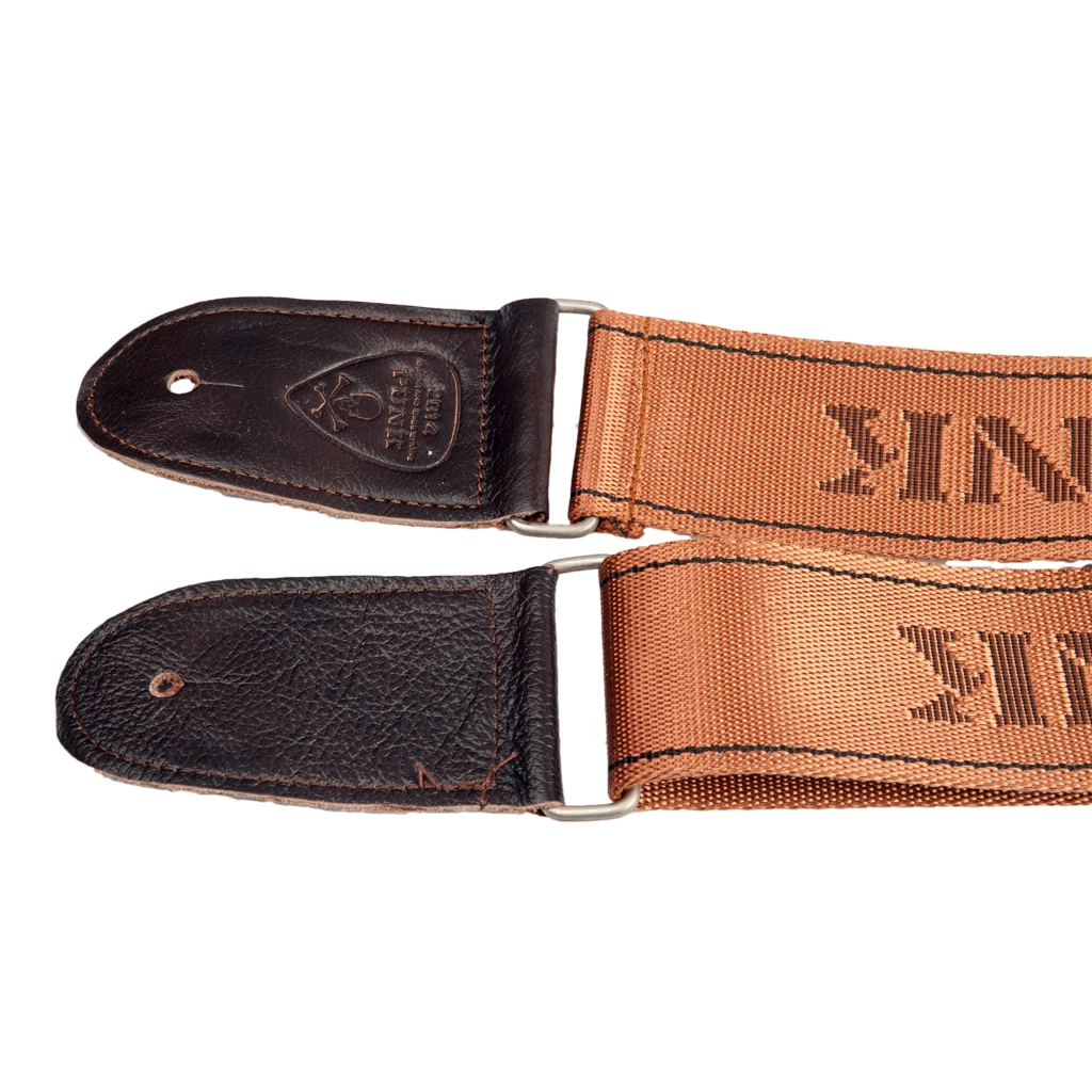 NAOMI Gitarrengurt, verstellbarer Gitarrengurt, Gürtel für Gitarre, E-Gitarre und Bassgitarre, Teile, Zubehör, Kaffeefarbe, Neu