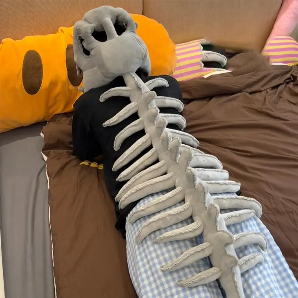 Halloween Cosplay Costume Dinosaur Skeleton Costume Stuffed Plush Horror Skeleton Dinosaur Skeleton Hat
