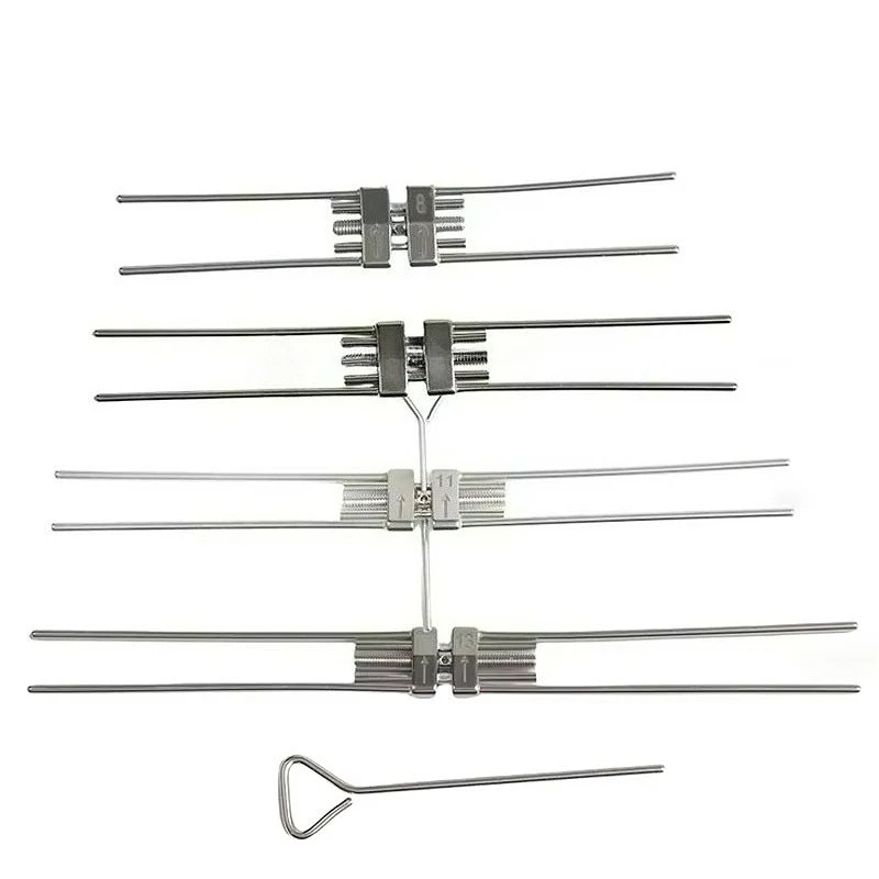 Orthodontic Palatal Expander Screw 8/9/11/13mm Stainless Steel Frame-Type Adjustable for Dental Expansion Brace Tool