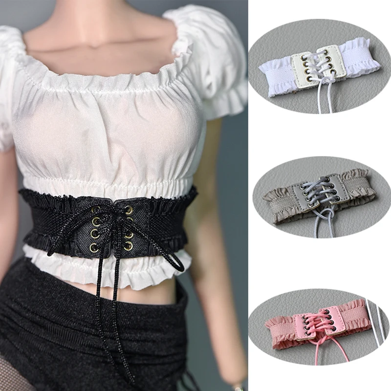 1/6 scale Female dolls Wide Belt with Elastic Drawstring Waist Closure for 12